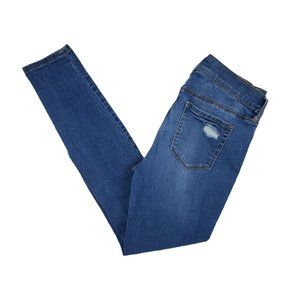 Pacsun Womens Jeans sz 28 Perfect Fit Jegging mid rise med wash distressed